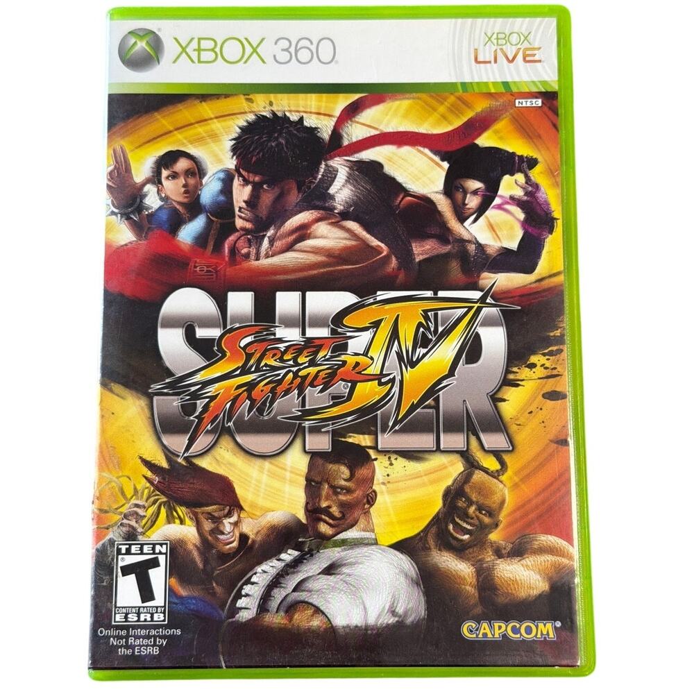 Street Fighter IV SUPER Microsoft XBOX 360 Video game fighting